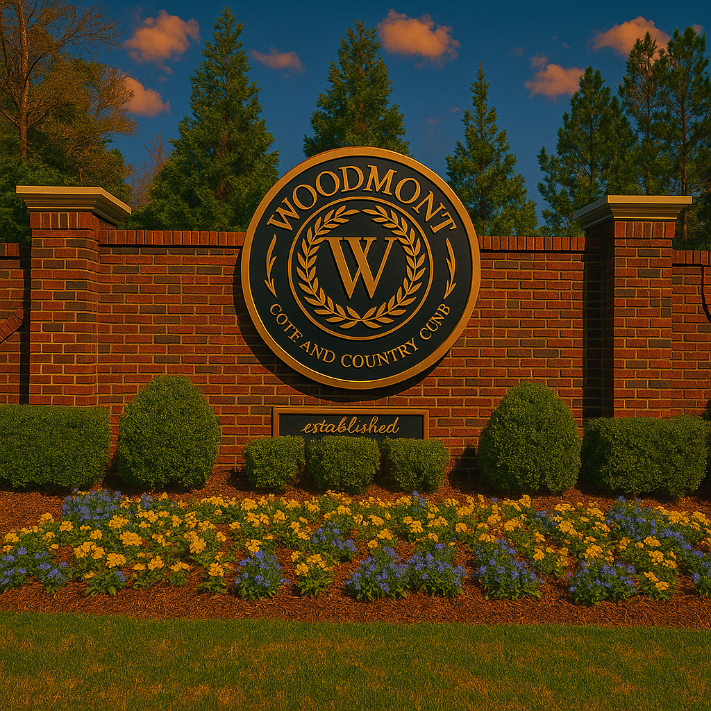 Woodmont Golf and Country Club Woodmont Golf and Country Club is an upscale and prestigious neighborhood nestled in the heart of Canton, Georgia. This luxurious community is known for its stunning homes, scenic views, and a plethora of top-notch amenities that cater to the discerning tastes of its residents.